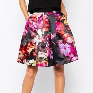 Ted Baker London Floral Skirt w Pockets